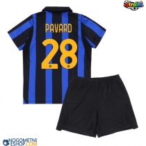Otroški Nogometni dresi Inter Milan Benjamin Pavard #28 Domači 2026-27 Kratek Rokav (+ Kratke hlače)